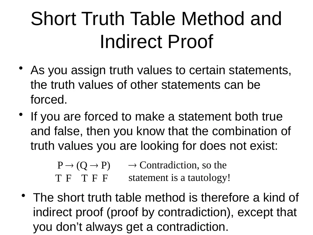 Propositional Logic Review Computability and Logic - slide 57 of 62