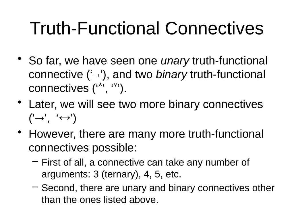 Propositional Logic Review Computability and Logic - slide 43 of 62