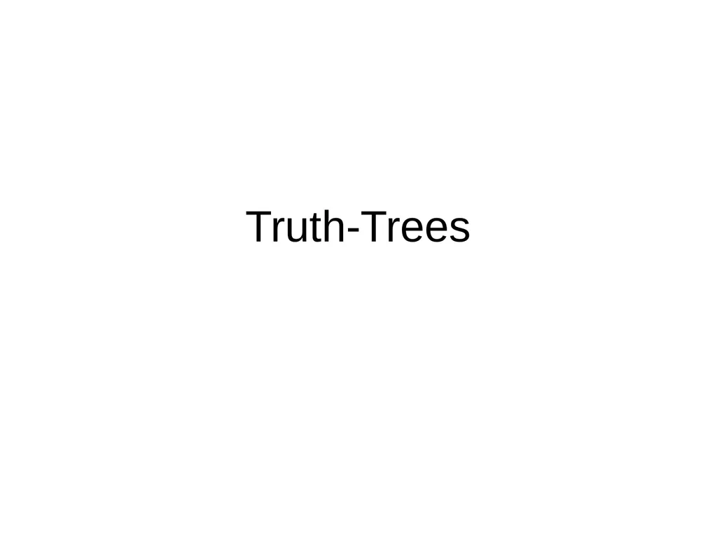 Propositional Logic Review Computability and Logic - slide 50 of 62