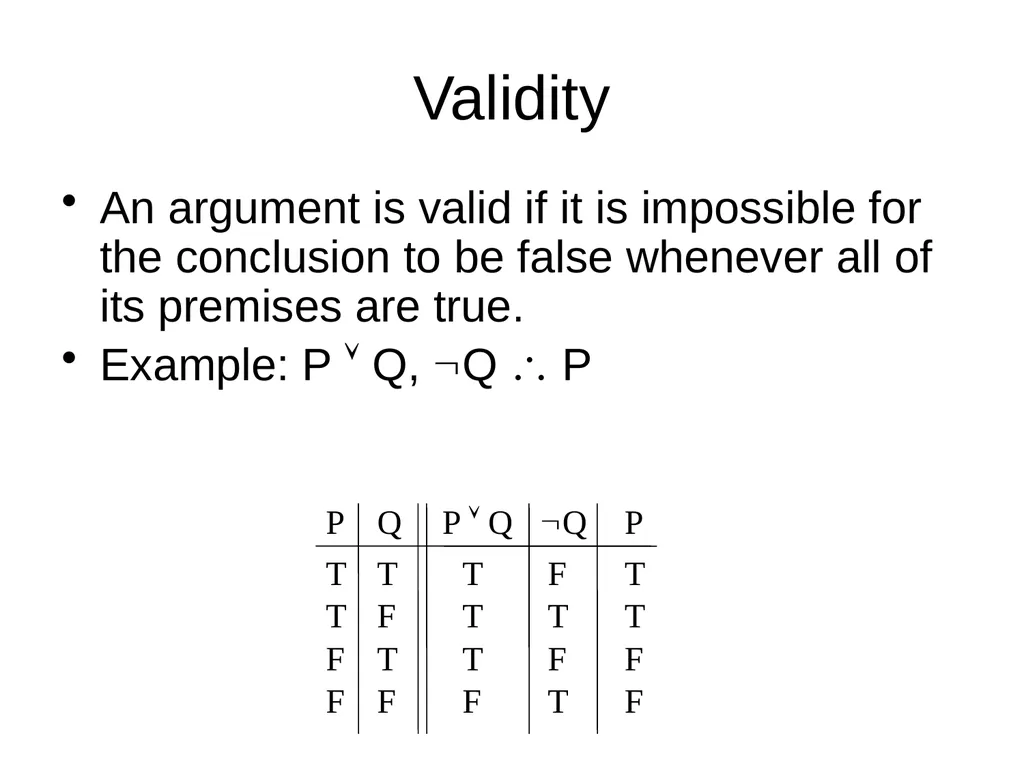 Propositional Logic Review Computability and Logic - slide 26 of 62