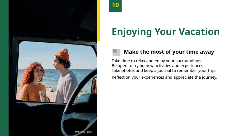 How to Plan the Perfect Vacation 10 Tips on How - slide 12 of 12