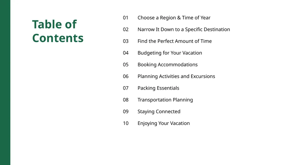 How to Plan the Perfect Vacation 10 Tips on How - slide 2 of 12