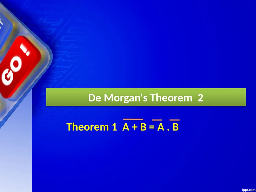 CHAPTER – 03 BOOLEAN ALGEBRA Unit 1 Computer - slide 47 of 52