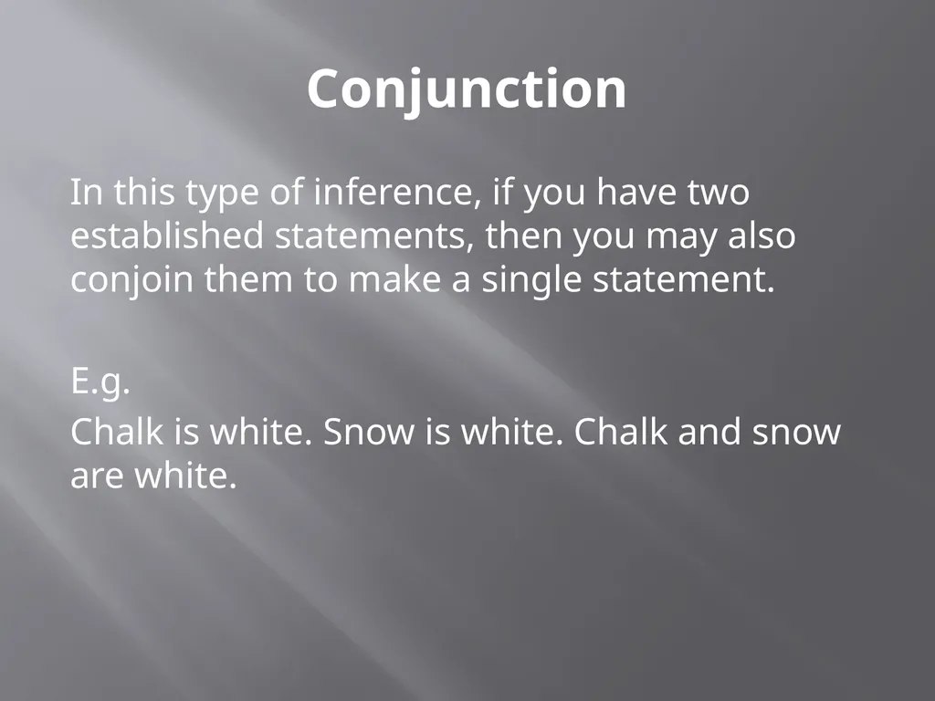 Quantifiers and logical inference Adapted from - slide 17 of 24