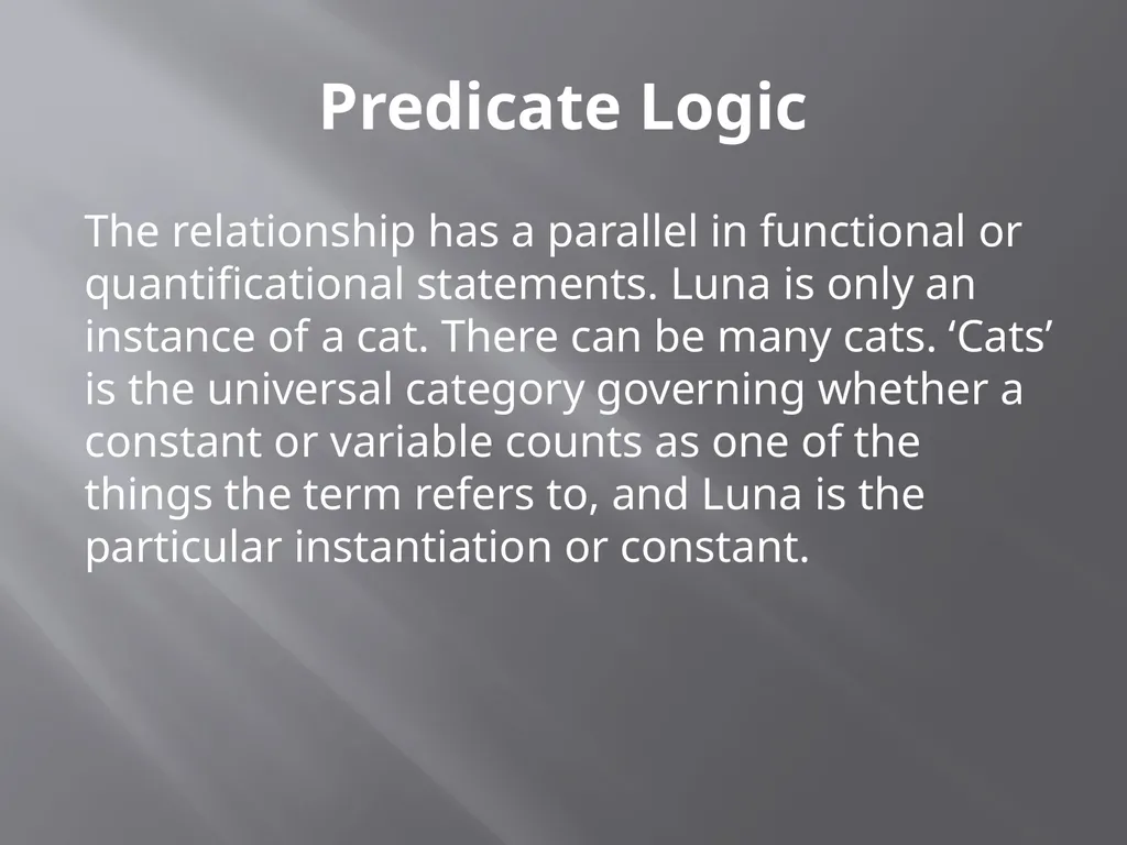Quantifiers and logical inference Adapted from - slide 3 of 24
