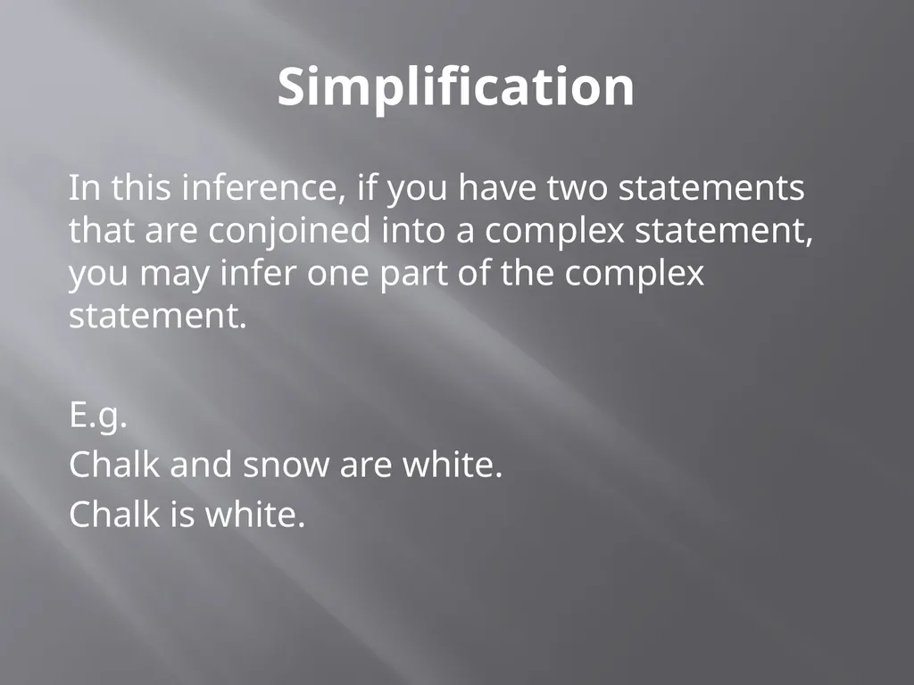Quantifiers and logical inference Adapted from - slide 19 of 24