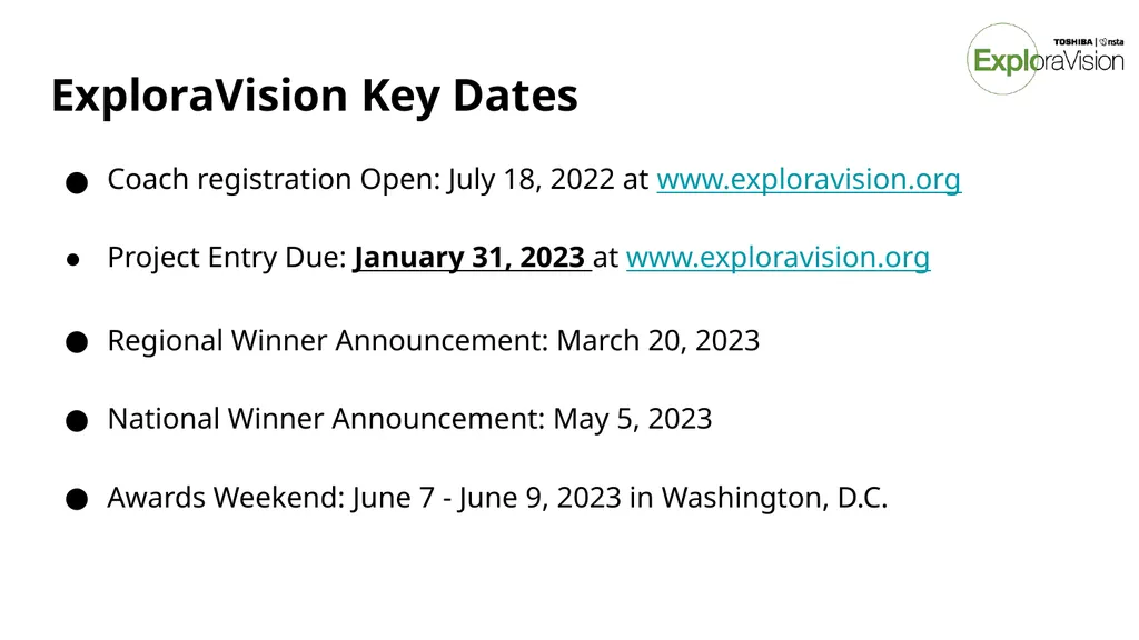 Toshiba/NSTA ExploraVision Introducing STEM - slide 9 of 24