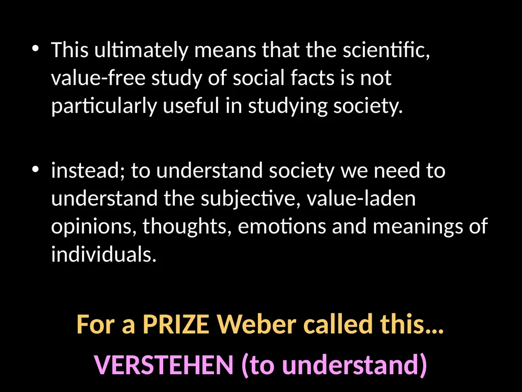 Values in Sociology Start: Key Terms Essay - slide 11 of 17