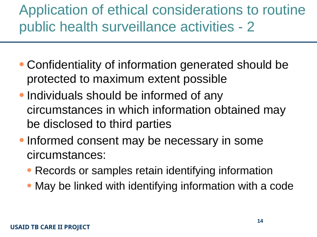 [insert Speaker Name Date & Location here] Ethics - slide 14 of 18