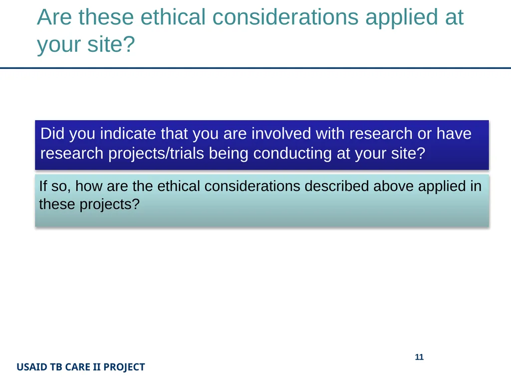 [insert Speaker Name Date & Location here] Ethics - slide 11 of 18