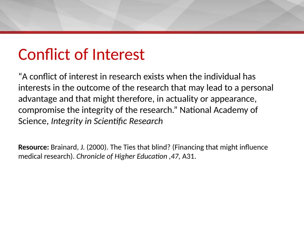 Research Integrity and Ethics Wilna Venter, M.A., - slide 15 of 21