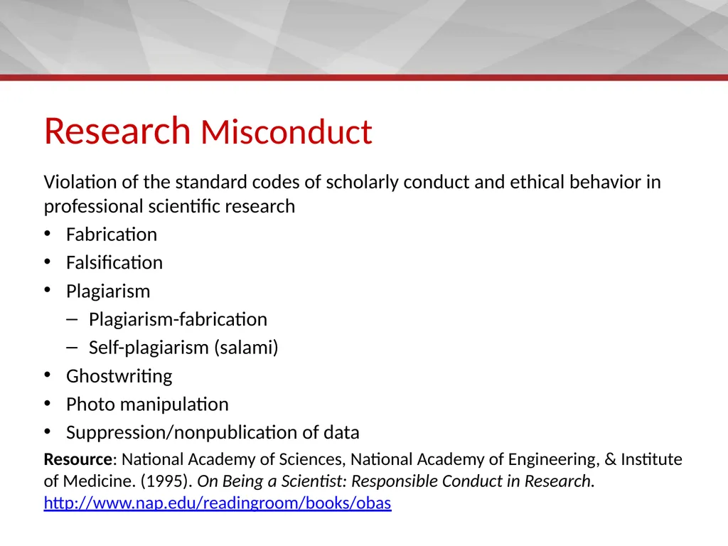 Research Integrity and Ethics Wilna Venter, M.A., - slide 19 of 21