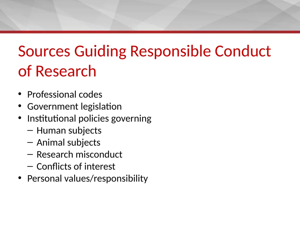Research Integrity and Ethics Wilna Venter, M.A., - slide 6 of 21