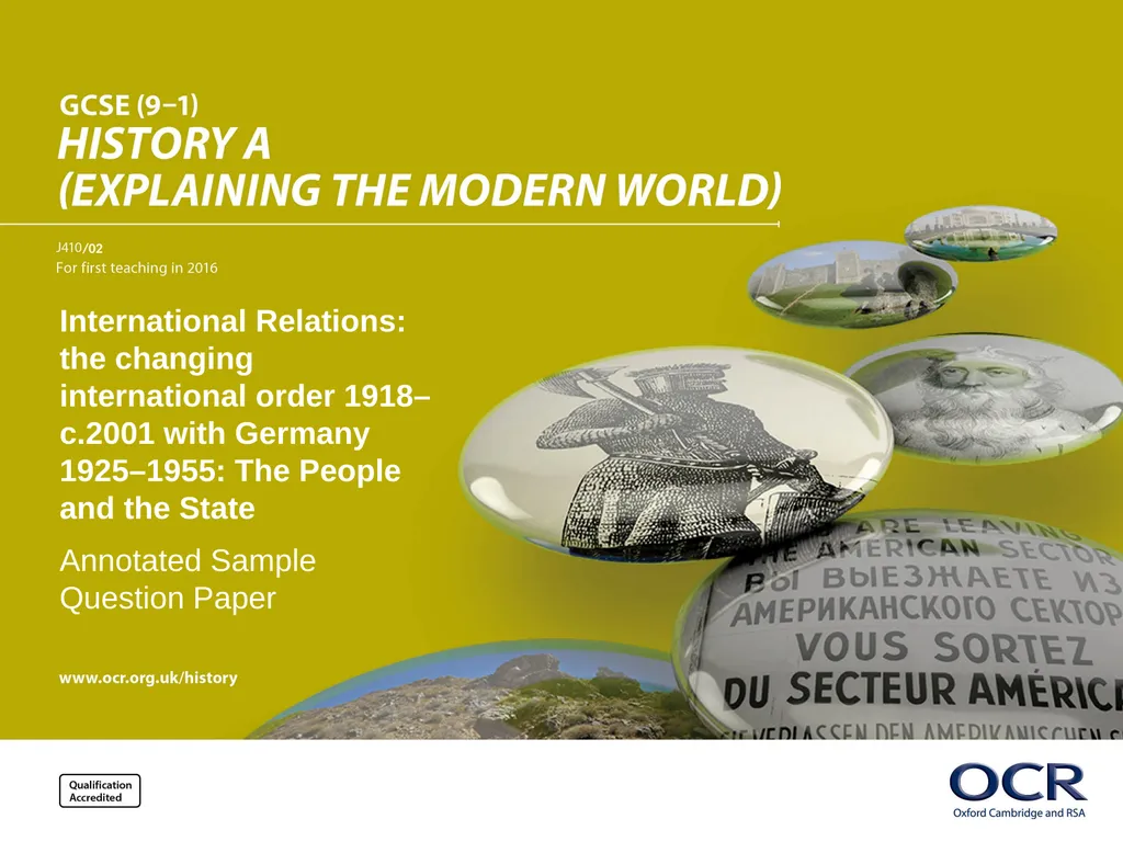 International Relations: the changing - slide 1 of 10