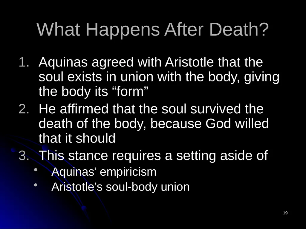 1 Life’s Ultimate Questions “Aquinas” Christopher - slide 19 of 25