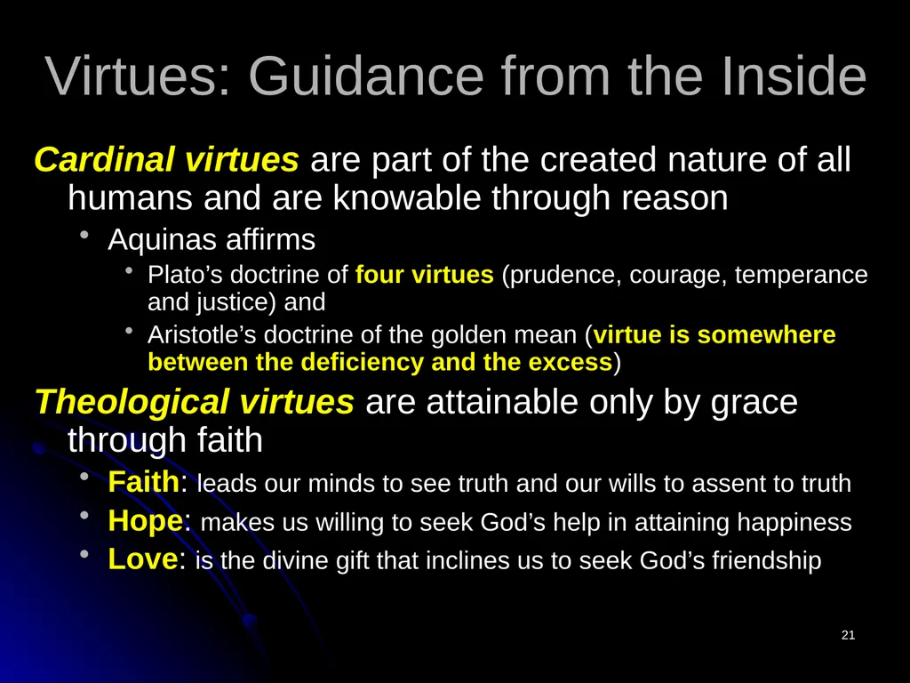 1 Life’s Ultimate Questions “Aquinas” Christopher - slide 21 of 25