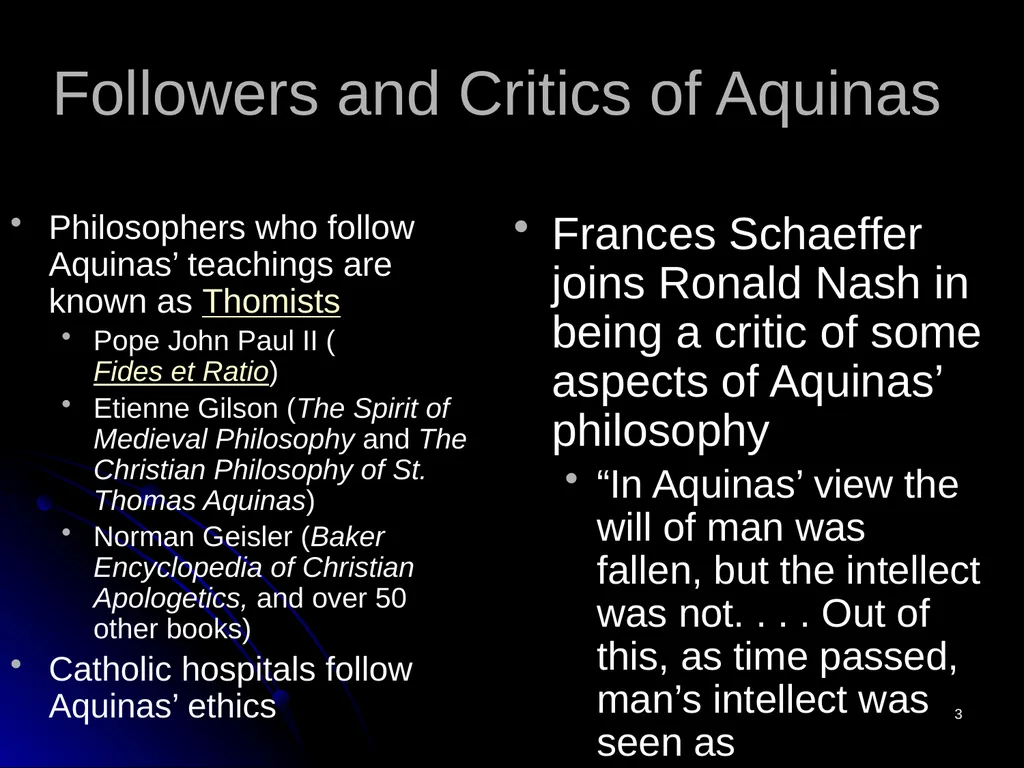 1 Life’s Ultimate Questions “Aquinas” Christopher - slide 3 of 25