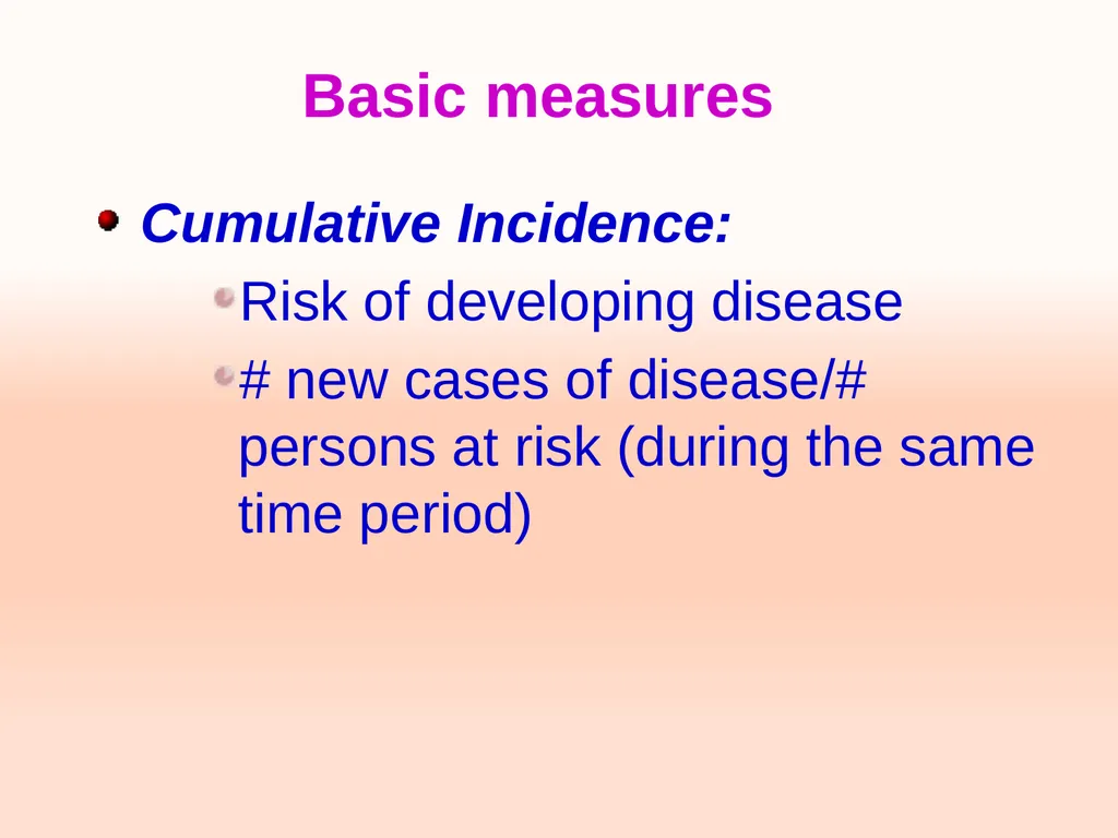 Cohort studies Training course in research - slide 15 of 31