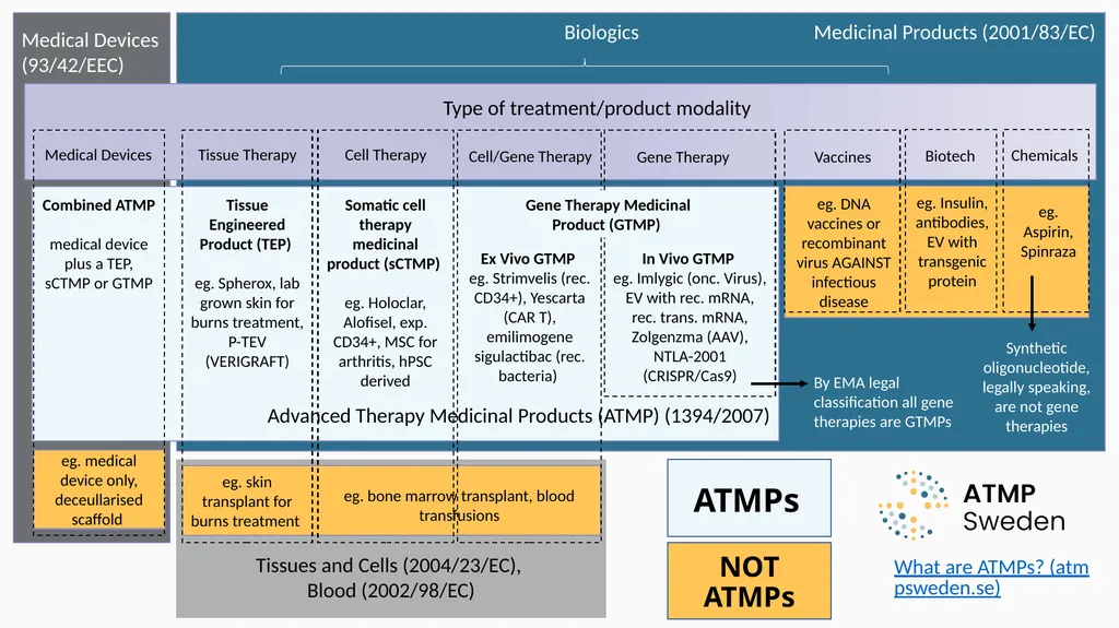 Swedish companies by ATMP type AstraZeneca Tissue - slide 4 of 7
