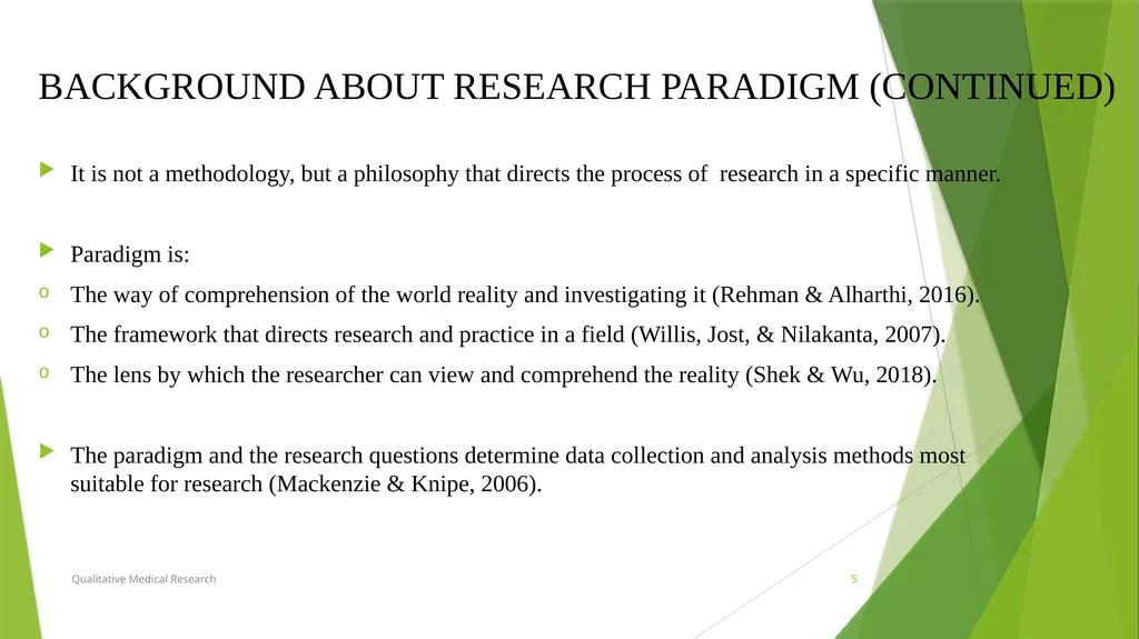 RESEARCH PARADIGMS Course Instructor: DR. Rania - slide 5 of 42