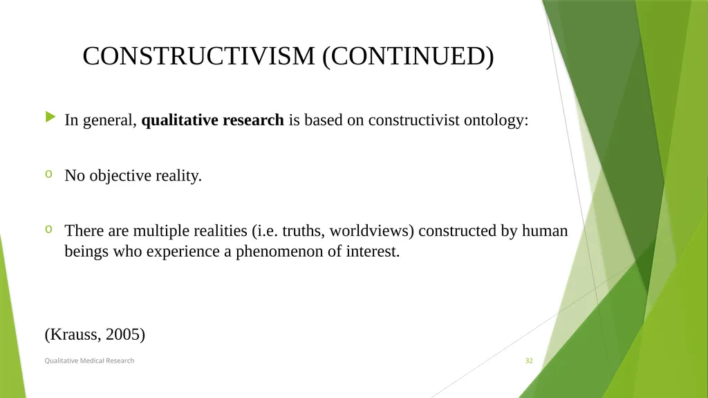 RESEARCH PARADIGMS Course Instructor: DR. Rania - slide 32 of 42