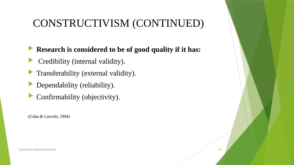 RESEARCH PARADIGMS Course Instructor: DR. Rania - slide 33 of 42