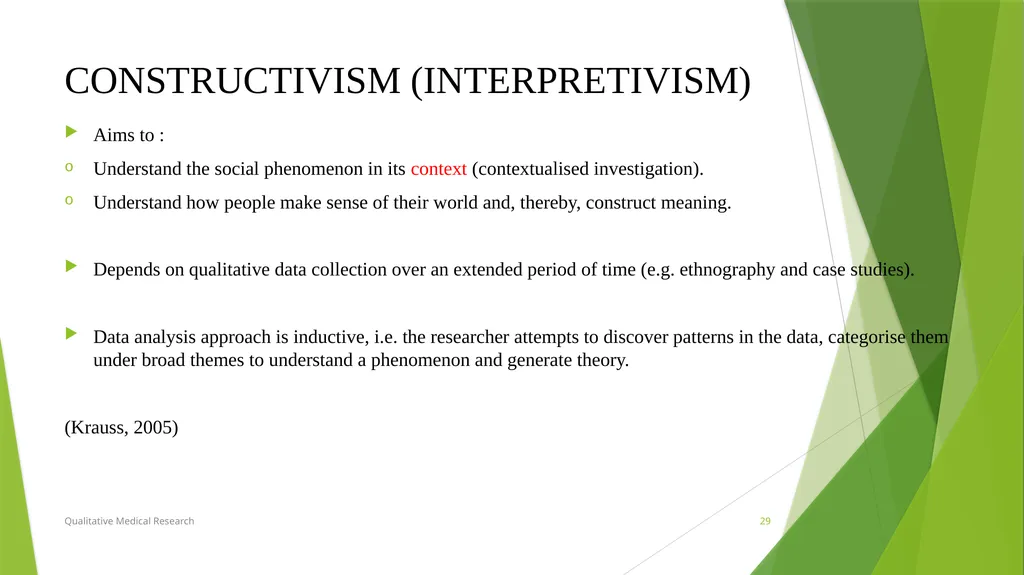 RESEARCH PARADIGMS Course Instructor: DR. Rania - slide 29 of 42