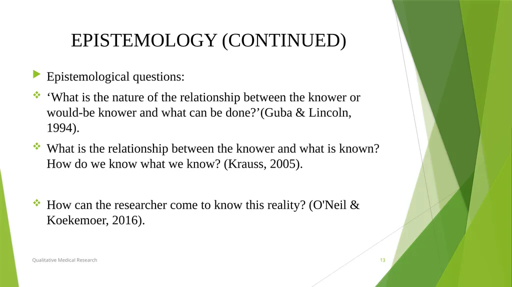 RESEARCH PARADIGMS Course Instructor: DR. Rania - slide 13 of 42