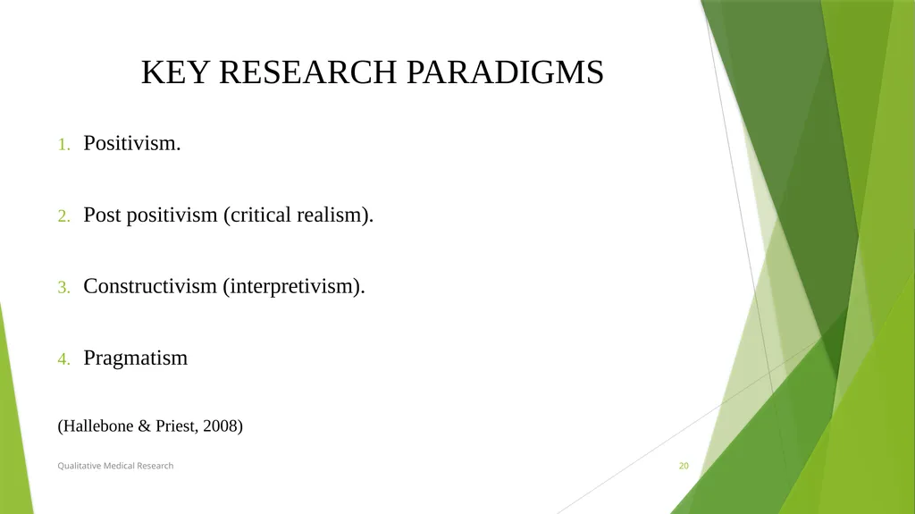 RESEARCH PARADIGMS Course Instructor: DR. Rania - slide 20 of 42