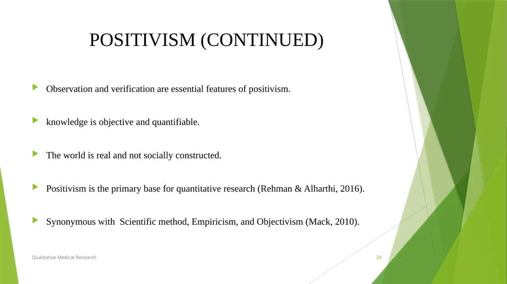 RESEARCH PARADIGMS Course Instructor: DR. Rania - slide 24 of 42