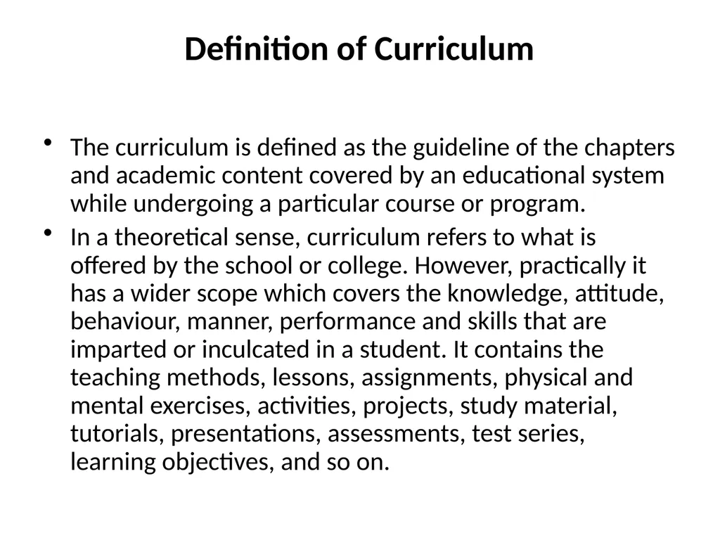 Difference Between Syllabus and Curriculum P-09 - slide 3 of 8