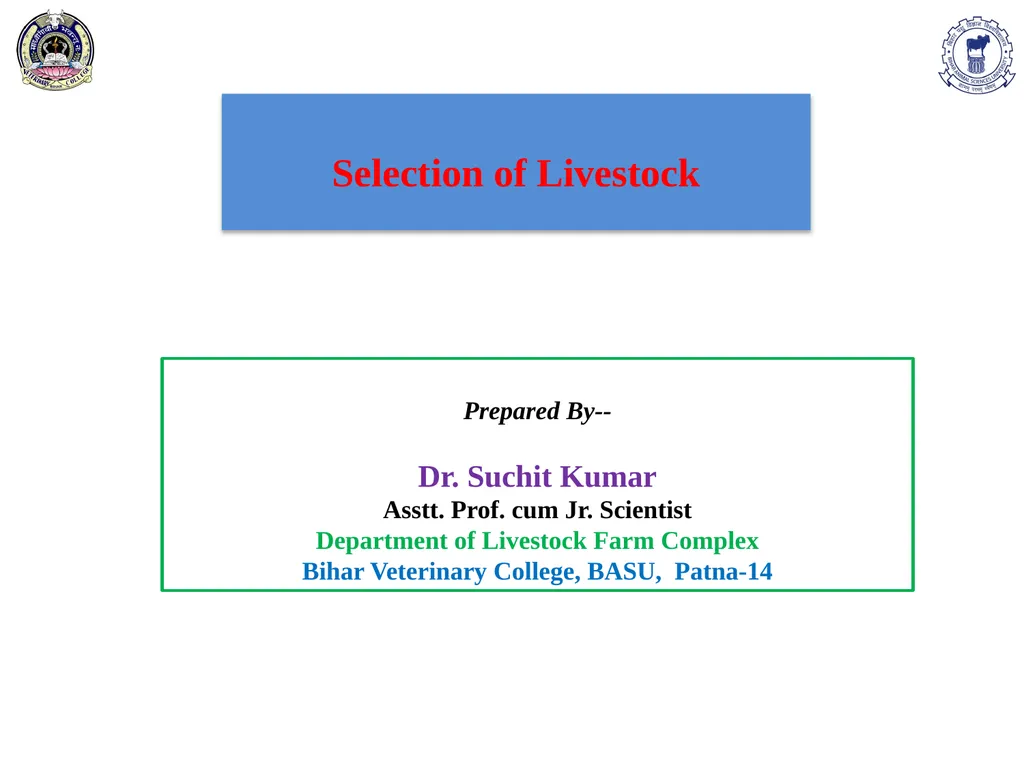 Prepared By-- Dr. Suchit Kumar Asstt. Prof. cum - slide 1 of 27