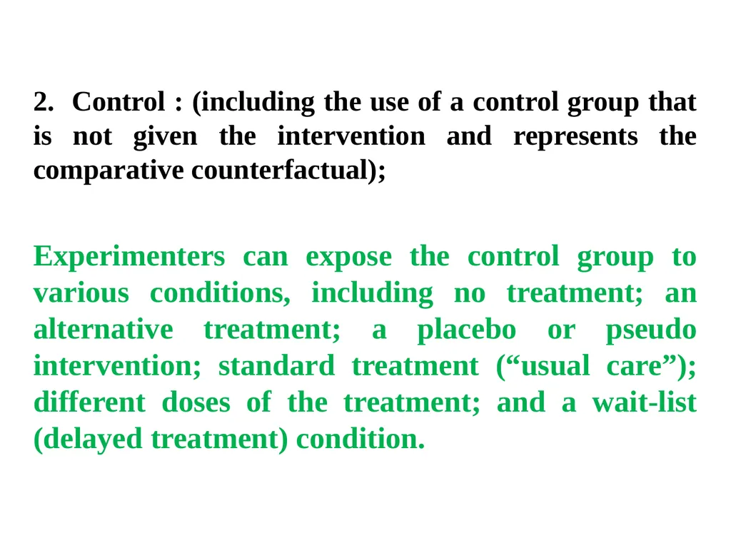 Research Design Unit SIX Part 1 EXPERIMENTAL - slide 4 of 34