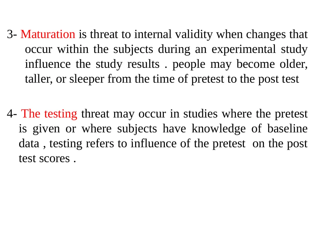 Research Design Unit SIX Part 1 EXPERIMENTAL - slide 29 of 34