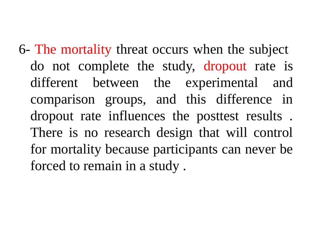Research Design Unit SIX Part 1 EXPERIMENTAL - slide 32 of 34