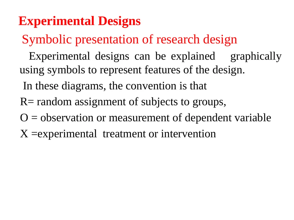 Research Design Unit SIX Part 1 EXPERIMENTAL - slide 8 of 34