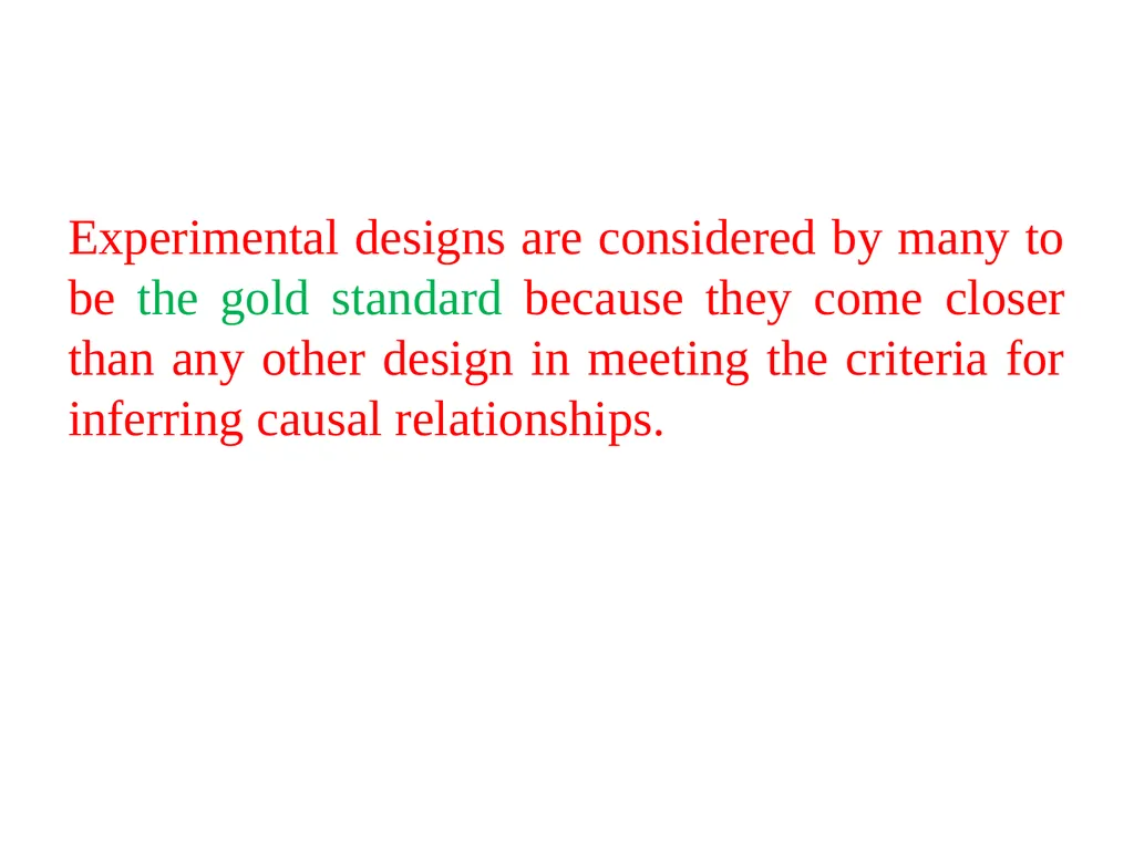 Research Design Unit SIX Part 1 EXPERIMENTAL - slide 6 of 34
