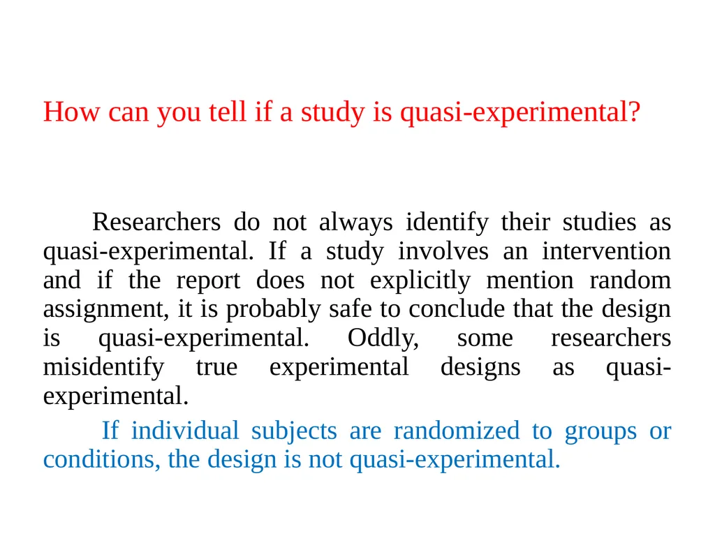 Research Design Unit SIX Part 1 EXPERIMENTAL - slide 18 of 34