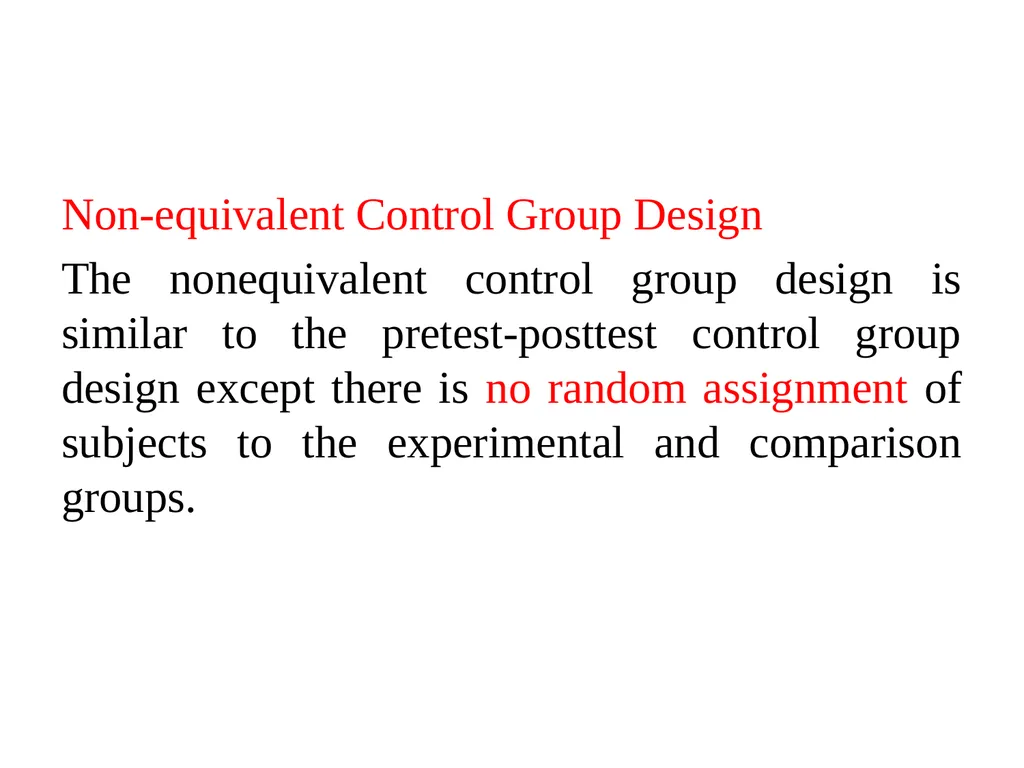 Research Design Unit SIX Part 1 EXPERIMENTAL - slide 21 of 34