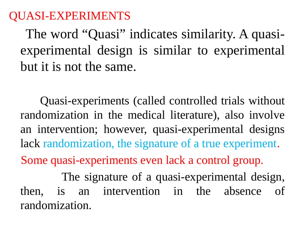 Research Design Unit SIX Part 1 EXPERIMENTAL - slide 16 of 34
