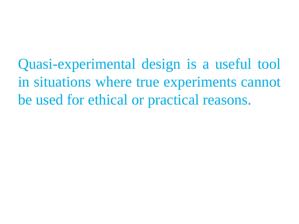 Research Design Unit SIX Part 1 EXPERIMENTAL - slide 17 of 34