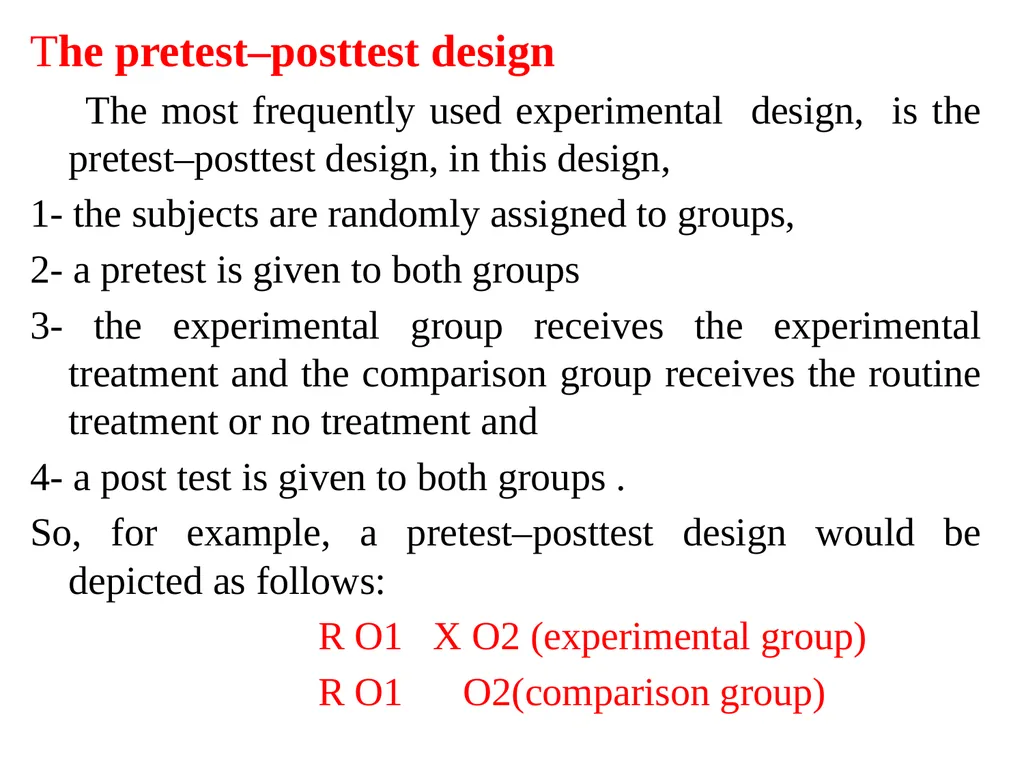 Research Design Unit SIX Part 1 EXPERIMENTAL - slide 10 of 34