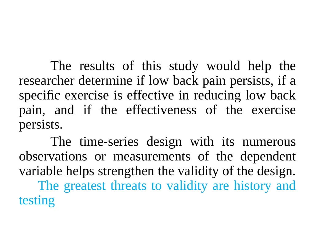 Research Design Unit SIX Part 1 EXPERIMENTAL - slide 25 of 34