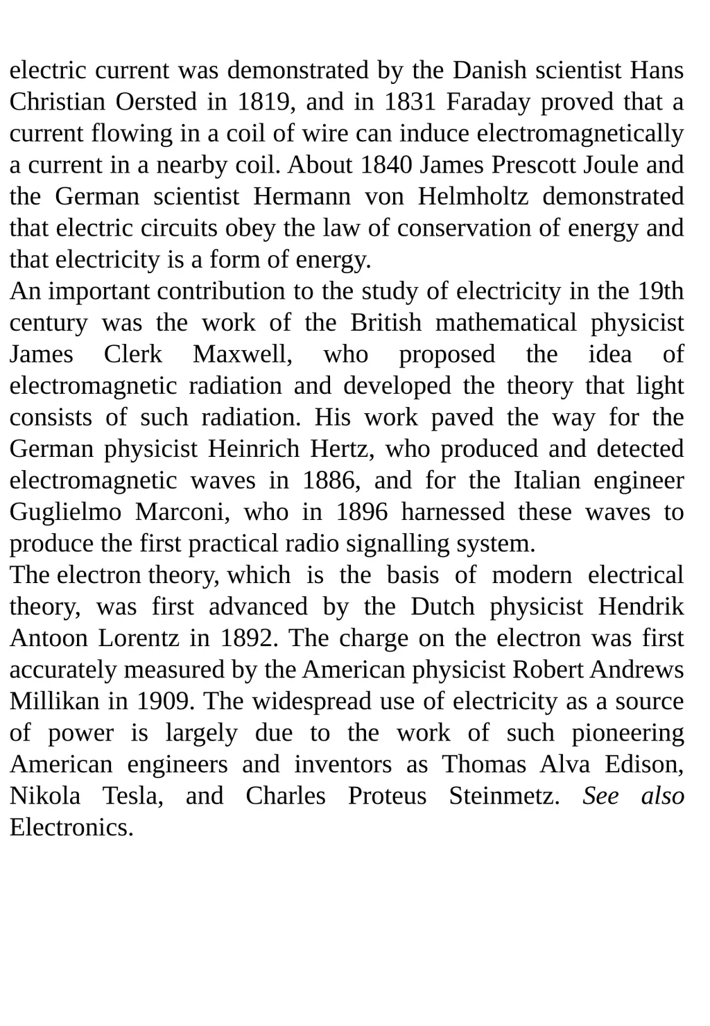 The law that the force between electric charges - slide 2 of 3