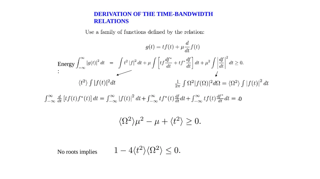 LIGHT-MATTER INTERACTION Time-Bandwidth product to - slide 24 of 32