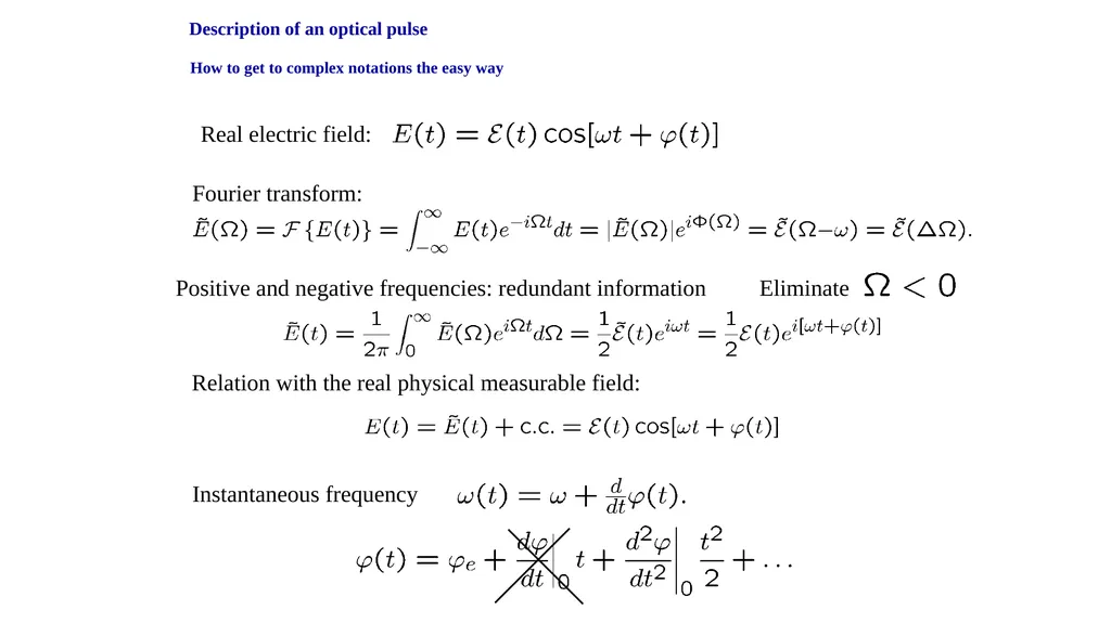 LIGHT-MATTER INTERACTION Time-Bandwidth product to - slide 5 of 32