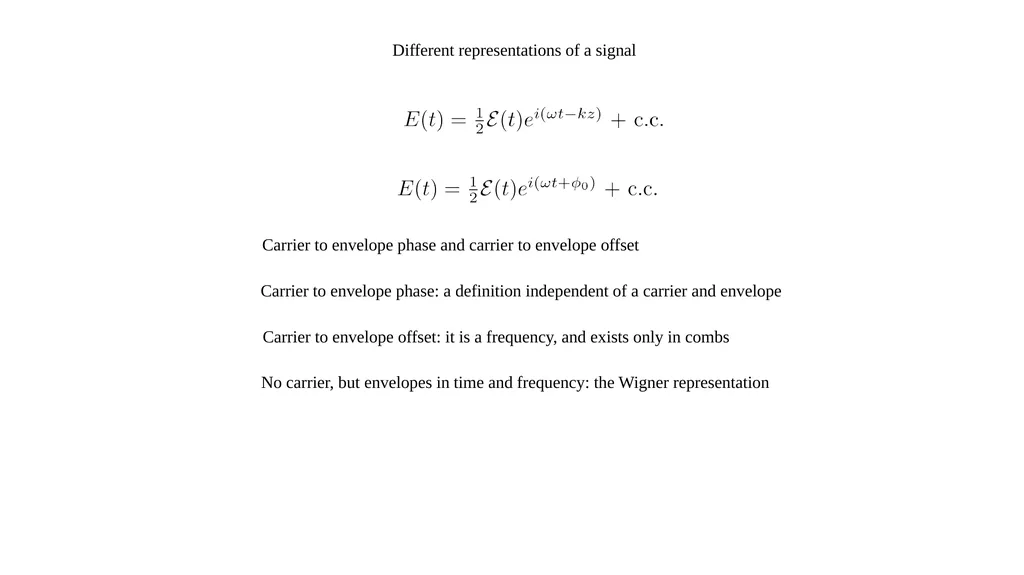 LIGHT-MATTER INTERACTION Time-Bandwidth product to - slide 4 of 32
