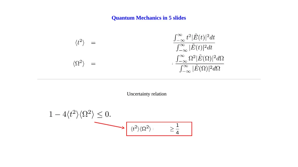 LIGHT-MATTER INTERACTION Time-Bandwidth product to - slide 25 of 32