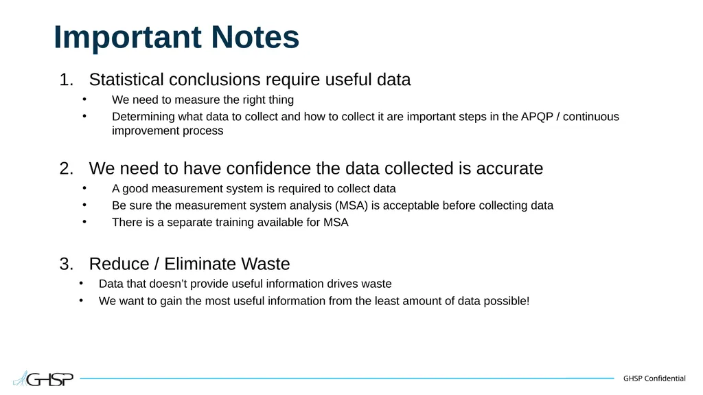 Statistical Process Control (SPC) Training Guide - slide 8 of 61