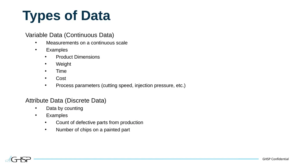 Statistical Process Control (SPC) Training Guide - slide 9 of 61